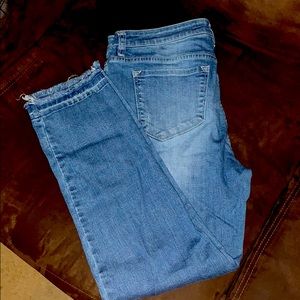 Soft Surroundings Raw Hem Skinny Jean